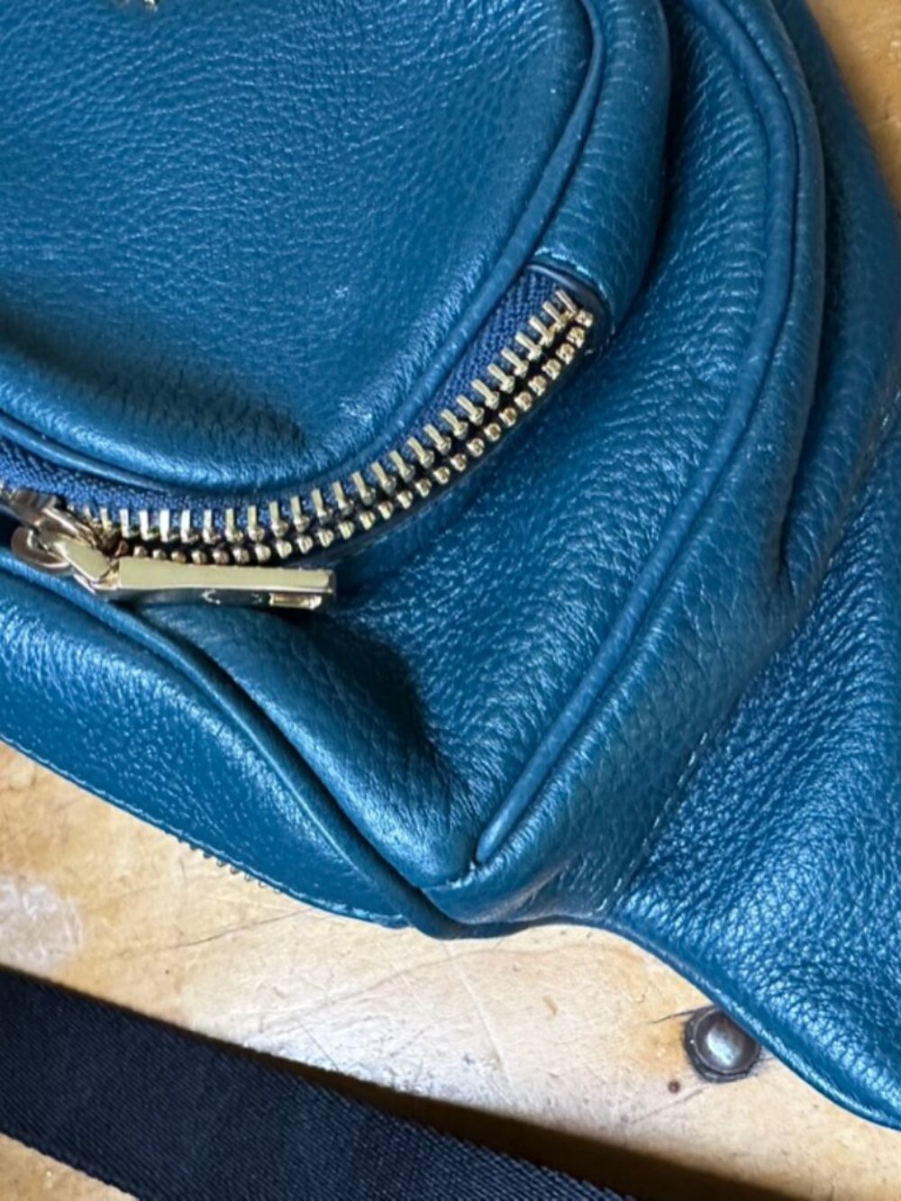 Coach Belt Bag/Fanny Pack, Dark Teal, Like New - Picture 8 of 15